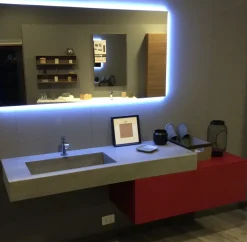 Mobile bagno Sospeso Comp4 Artigianale con forte sconto