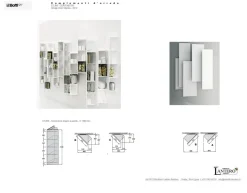 Mobile bagno Sospeso Ct line contenitori a parete Boffi in offerta