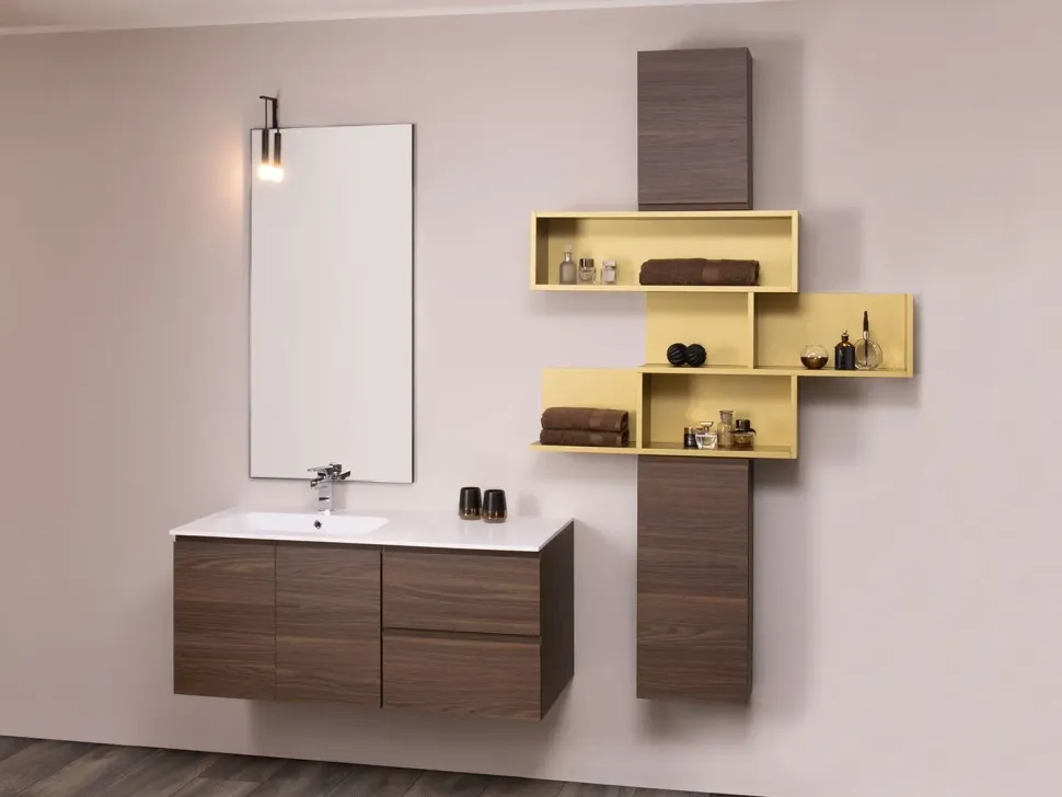 Mobile bagno Sospeso N96 - atlantic outlet Diotti.com con forte sconto