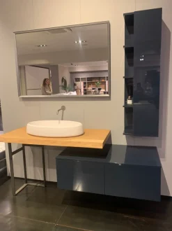 Mobile bagno Sospeso Nerolab maniglia blu Cerasa in offerta