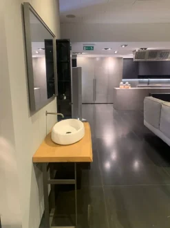 Mobile bagno Sospeso Nerolab maniglia blu Cerasa in offerta