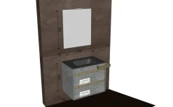 Mobile bagno Sospeso Smart46 next 03 Mastella con forte sconto