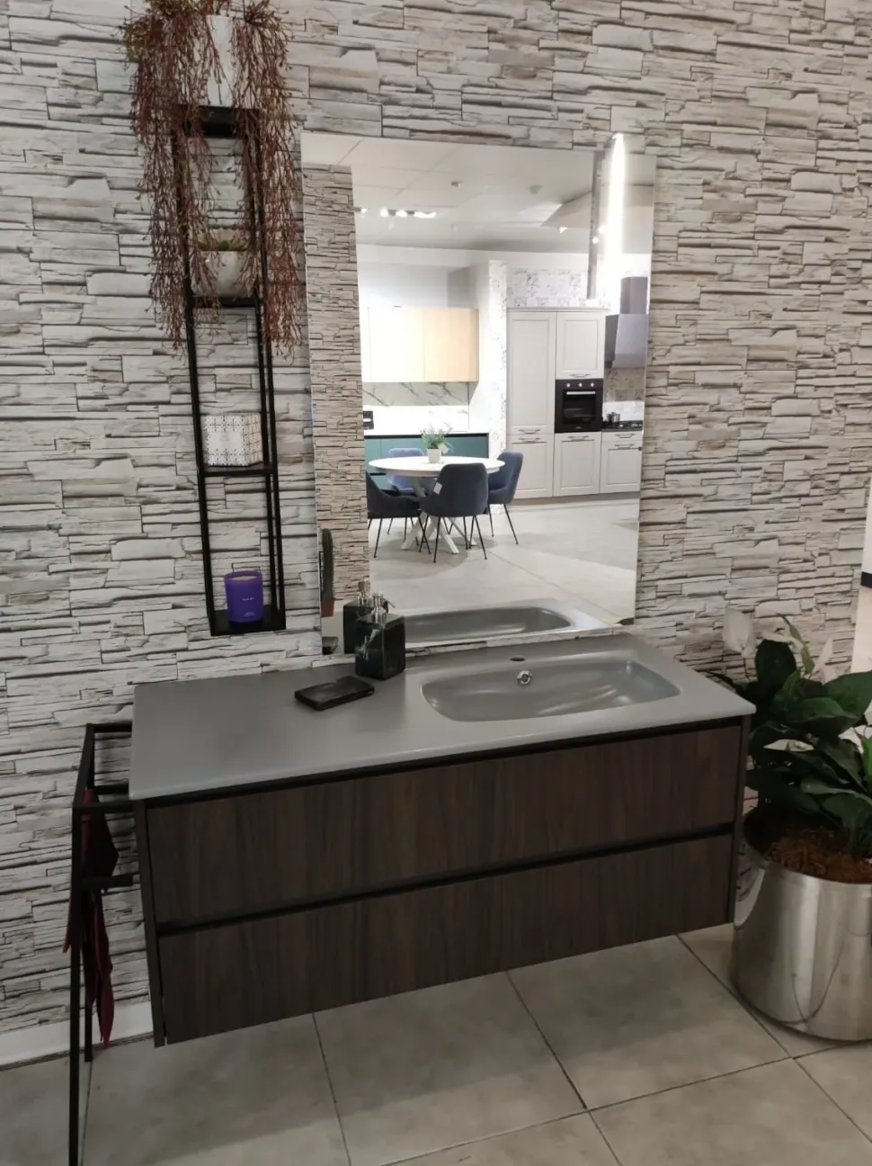 Mobile bagno Sospeso Swing Bm design scontato - 45%