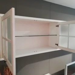 Mobile componibile Ambienti bassanoambienti bassano in laccato opaco Domino a prezzo Outlet