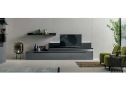 Mobile componibile Tomasella in laminato materico in Offerta Outlet