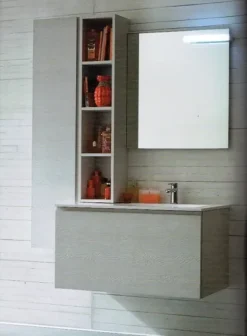Mobile da bagno con specchio outlet scontato
