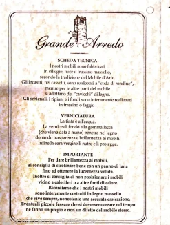 Mobile d'antiquariato modello Como'piu' 2 comodini ciliegio massello a PREZZO SCONTATO