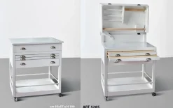 Mobile di Antiquariato in stile arte povera Carrello oregon in Offerta Outlet