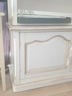 Mobile di antiquariato Libreria lacc, argento binco IN OFFERTA OUTLET