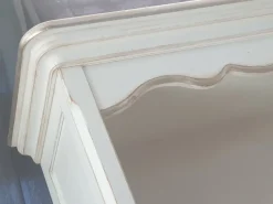 Mobile di antiquariato Libreria lacc, argento binco IN OFFERTA OUTLET