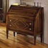 Mobile ingresso Con maniglia modello classico Bureau mod.narciso con filetto d'intarsio in promo-sconto del 50% di Artigianale in offerta