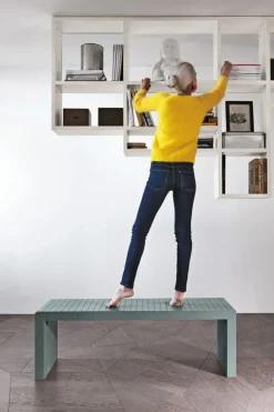 Mobile ingresso design A terra Softbench di Lago scontato  approfittane ora!