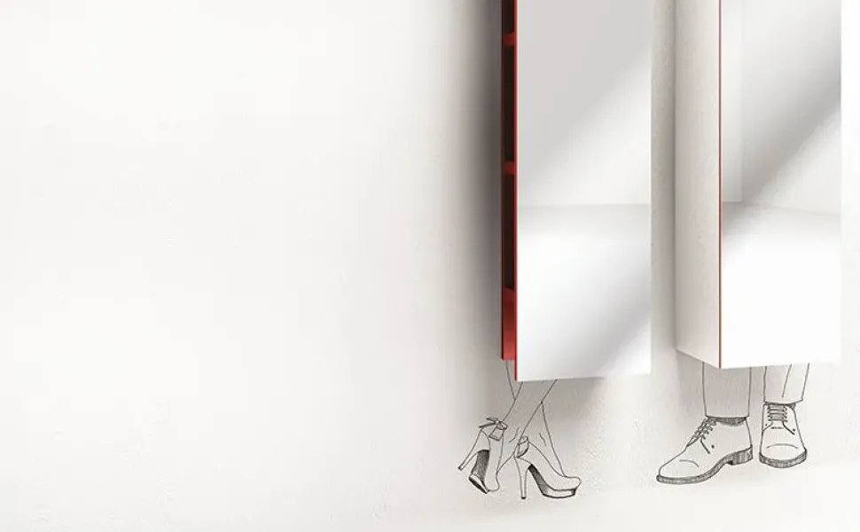 Mobile ingresso design Sospeso Ambrogio di Minotti scontato