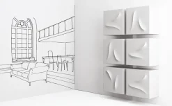 Mobile ingresso design Sospeso Riflesso d'onda di Minotti italia scontato