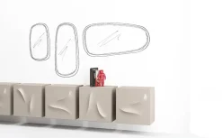 Mobile ingresso design Sospeso Riflesso d'onda di Minotti italia scontato