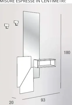 Mobile ingresso modello Lego design di Artigianale a prezzo scontato