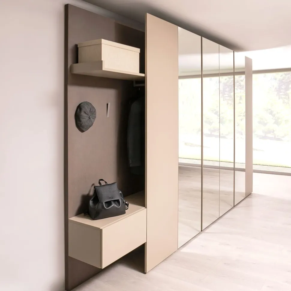 Mobile ingresso modello Wide 01 outlet moderno di Diotti.com a prezzo ribassato