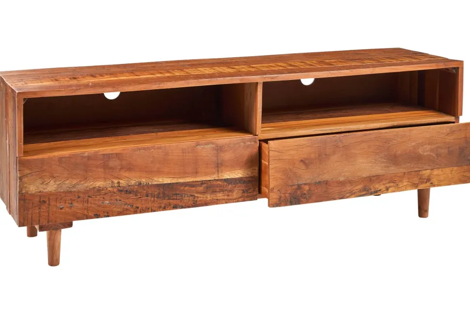 Mobile modello Mobil eportatv basso amazzonia in legno indiano porta tv di Outlet etnico in Offerta Outlet