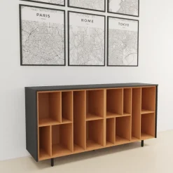 Mobile modello Sigma  h93 a giorno in legno ad un prezzo davvero conveniente