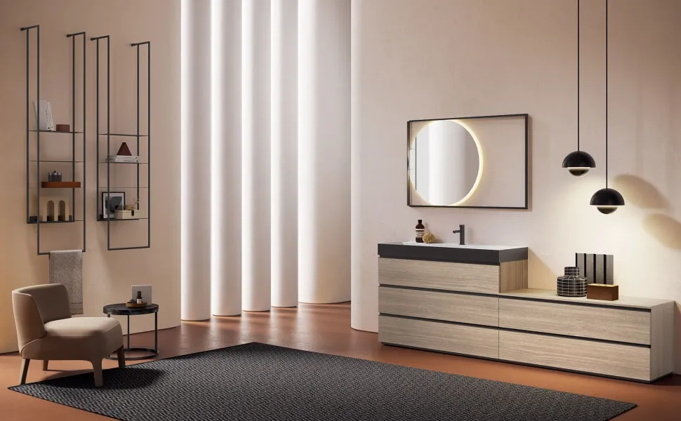 Mobile per il bagno Ardeco Ardeco yang 6 con forte sconto