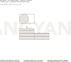 Mobile per il bagno Ardeco Ardeco yang 6 con forte sconto