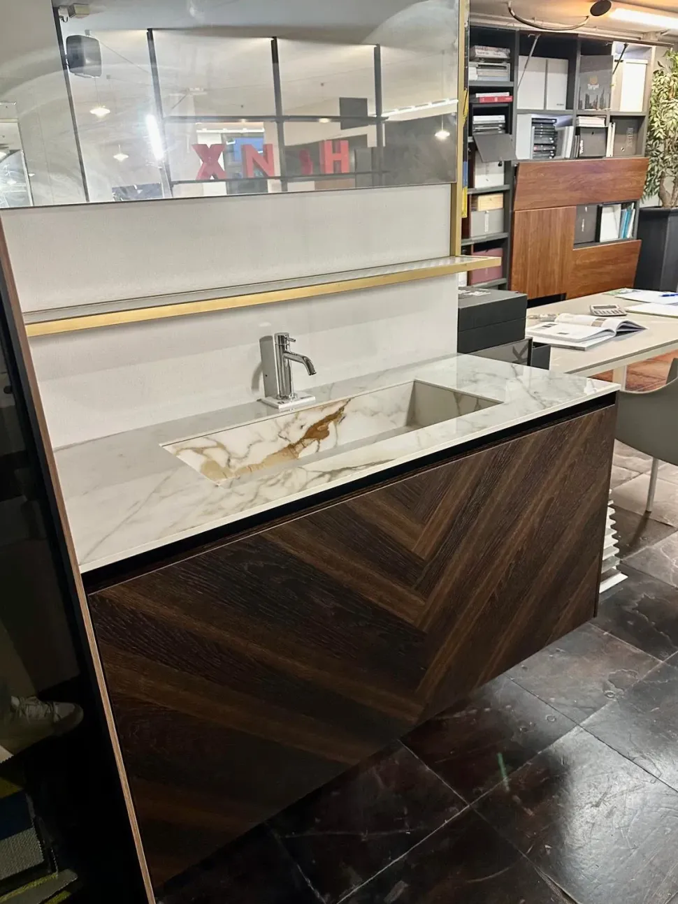 Mobile per il bagno Binova Bluna spina di pesce a prezzi convenienti