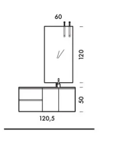 Mobile per il bagno Compab Bg50 a a prezzi convenienti