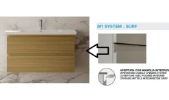 Mobile per la sala da bagno Baxar Tak m1system surf 95 a prezzo scontato