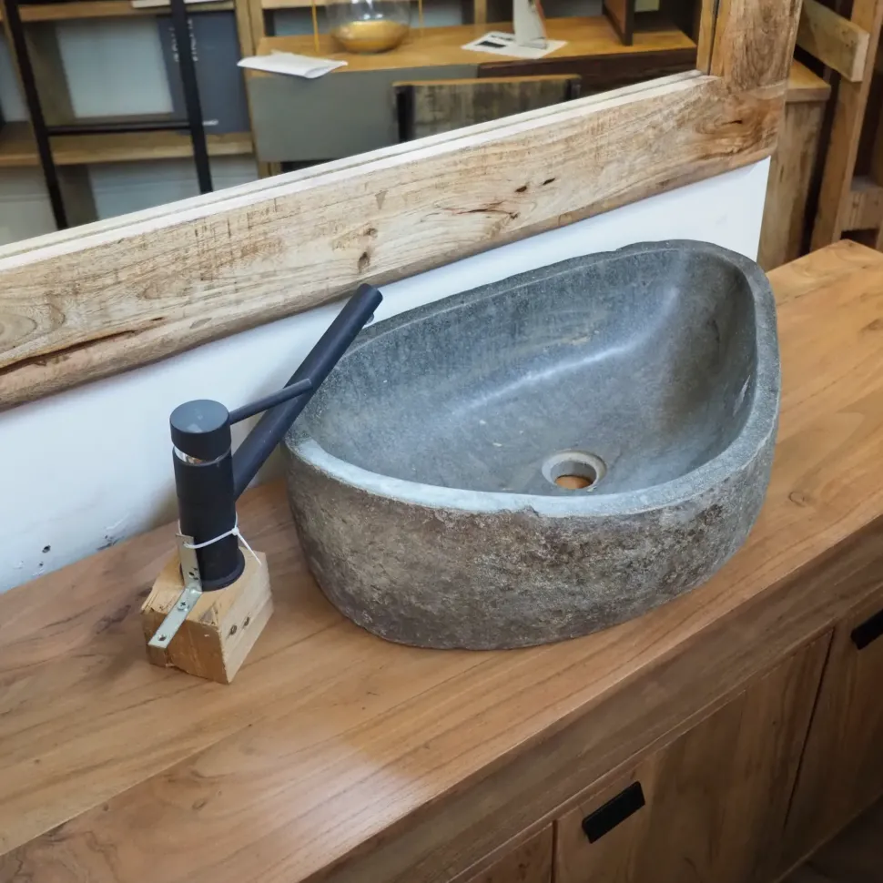 Mobile per la sala da bagno Nuovi mondi collection Mobiule bagno legnop di acacia india a prezzo scontato