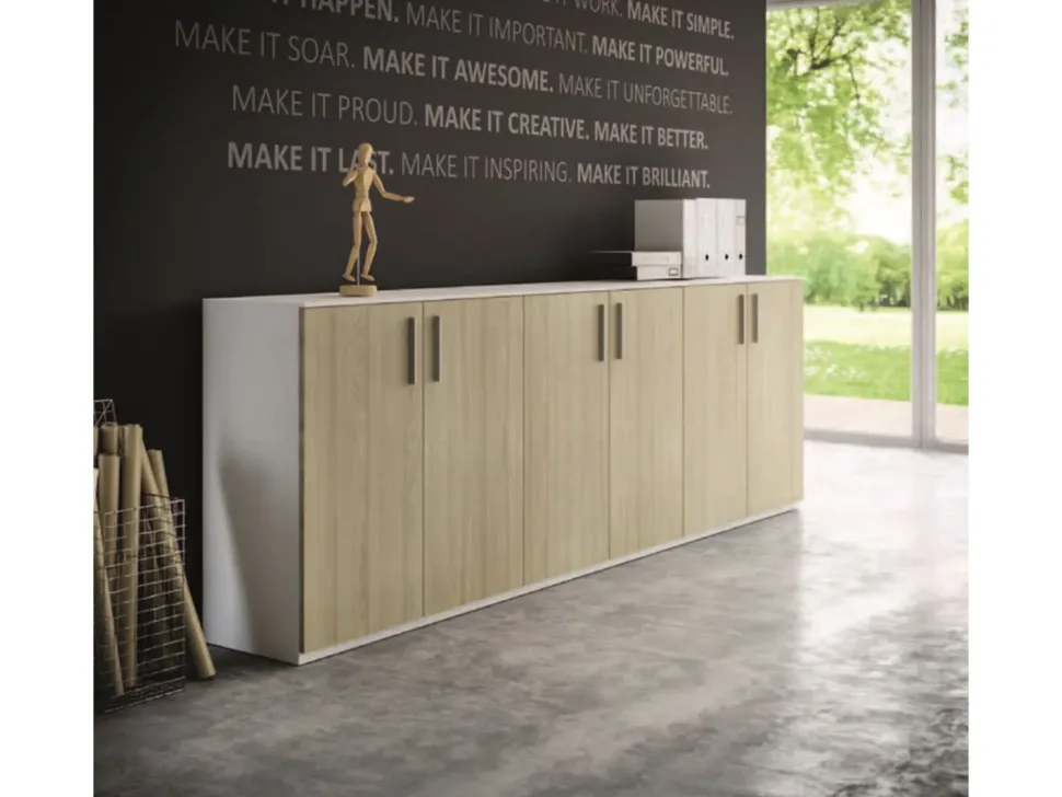 Mobile per ufficio in laccato opaco Of 62 Giessegi a prezzi convenienti