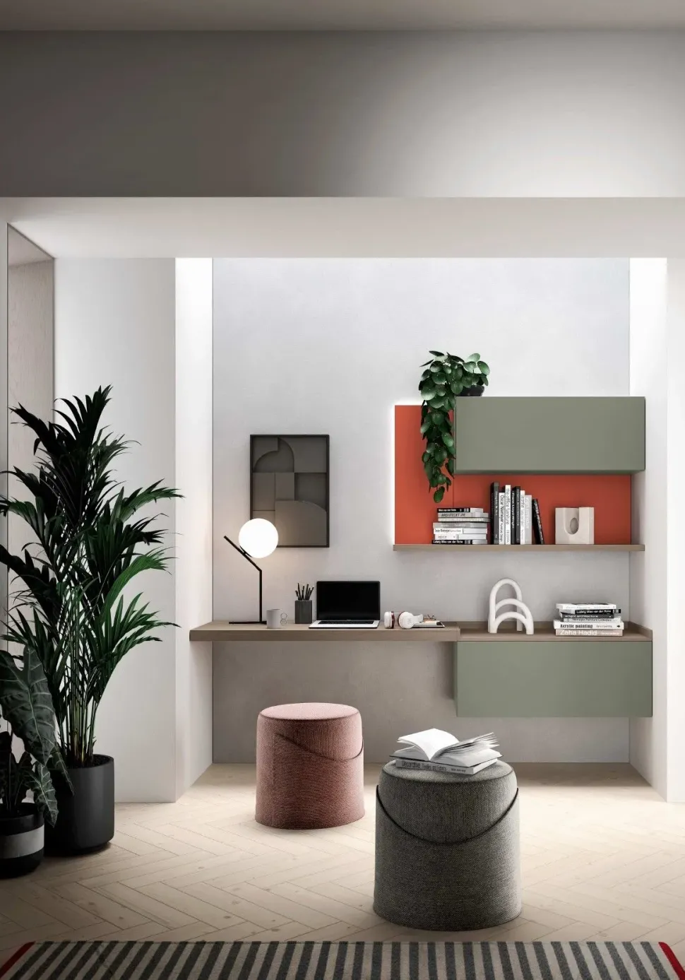 Mobile per ufficio in laccato opaco Start 360 a marchio Collezione esclusiva in offerta