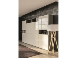 Mobile per ufficio in laccato lucido Of 68 Giessegi a prezzi outlet