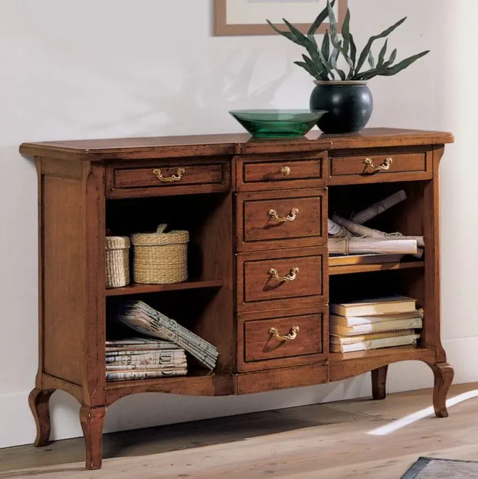 Mobile per un ingresso classico modello Crenzina mod.elenoire con cassetti centrali in promo-sconto del 50% di Artigianale a prezzo scontato