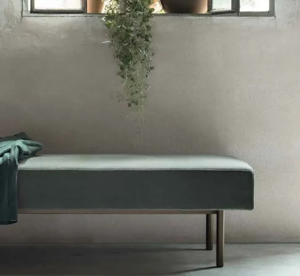 Mobile per un ingresso design modello Panca imbottita di Artigianale in Offerta Outlet
