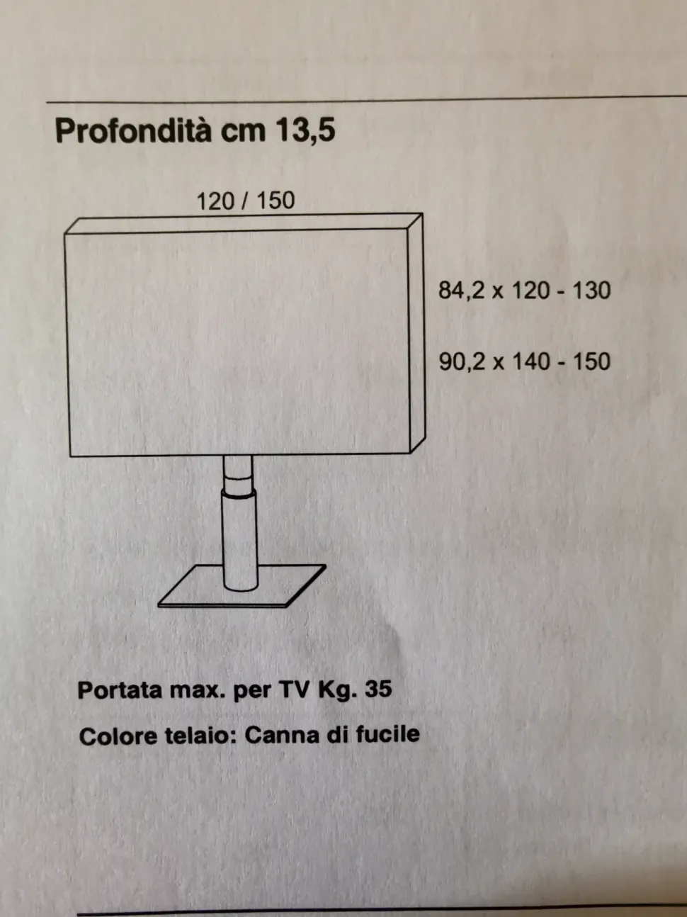 Mobile porta tv Free view 360 di Astor mobili a prezzi convenienti