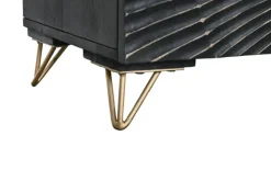 Mobile porta tv Porta tv mango nero 160 di Outlet etnico con uno SCONTO IMPERDIBILE