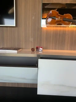 Mobile soggiorno modello Living materia e 36e8 glass di Lago a PREZZI OUTLET