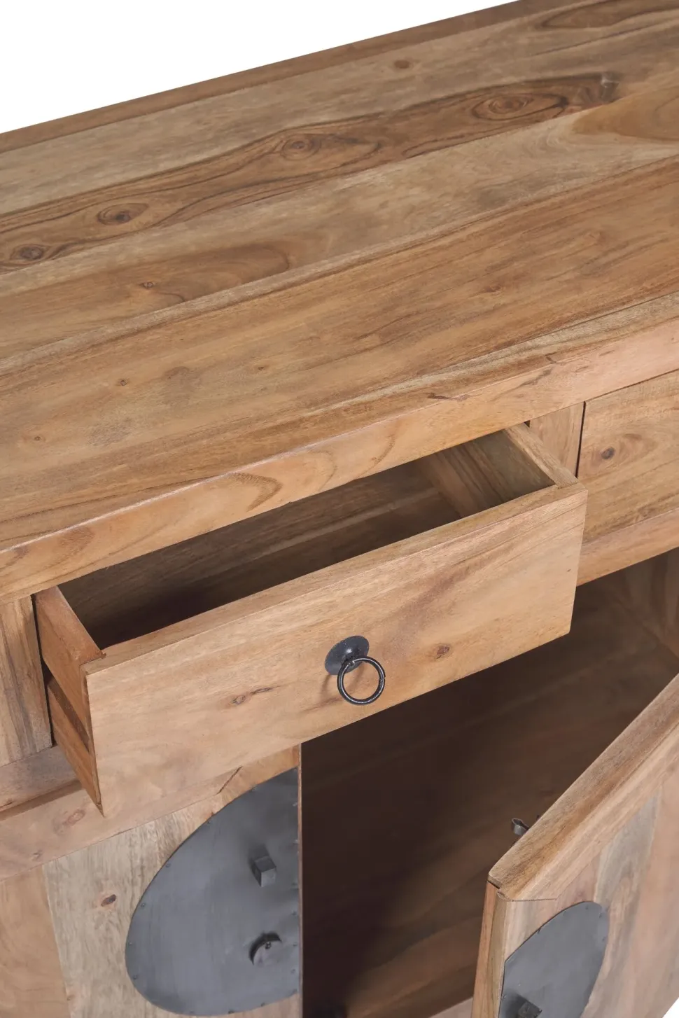 Mobile soggiorno modello Mobile credenza zen 2 ante 3 cassetti di Outlet etnico a prezzo Outlet