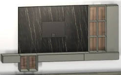 Mobile soggiorno modello Code di Caccaro scontato -40%