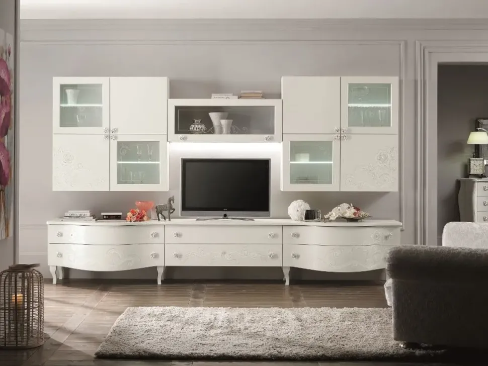 Mobile soggiorno modello Composizione 26 di Artigianale a PREZZI OUTLET