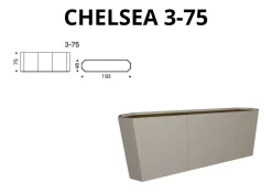 Mobile soggiorno modello Chelsea di Cattelan italia in Offerta Outlet
