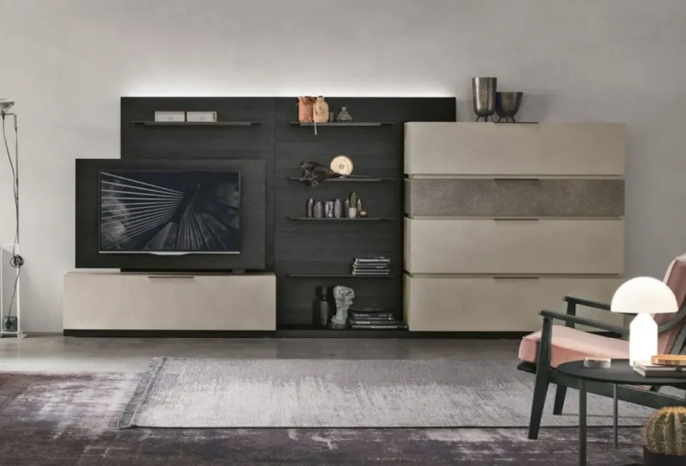 Mobile soggiorno modello At105 di Tomasella a PREZZI OUTLET