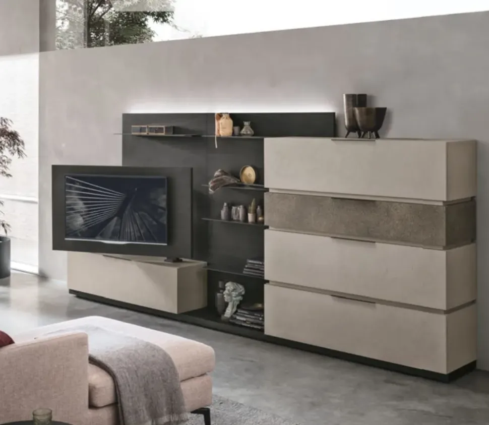 Mobile soggiorno modello At105 di Tomasella a PREZZI OUTLET