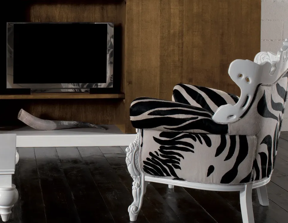 Mobile soggiorno modello Parete domino di Parlani scontato -60%