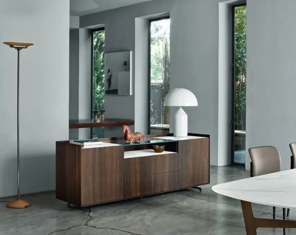 Mobile soggiorno modello Cabaret 20c di Sangiacomo a prezzo scontato