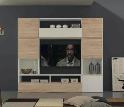 Mobile soggiorno modello Lions linea oak 1 di Collezione esclusiva a PREZZI OUTLET