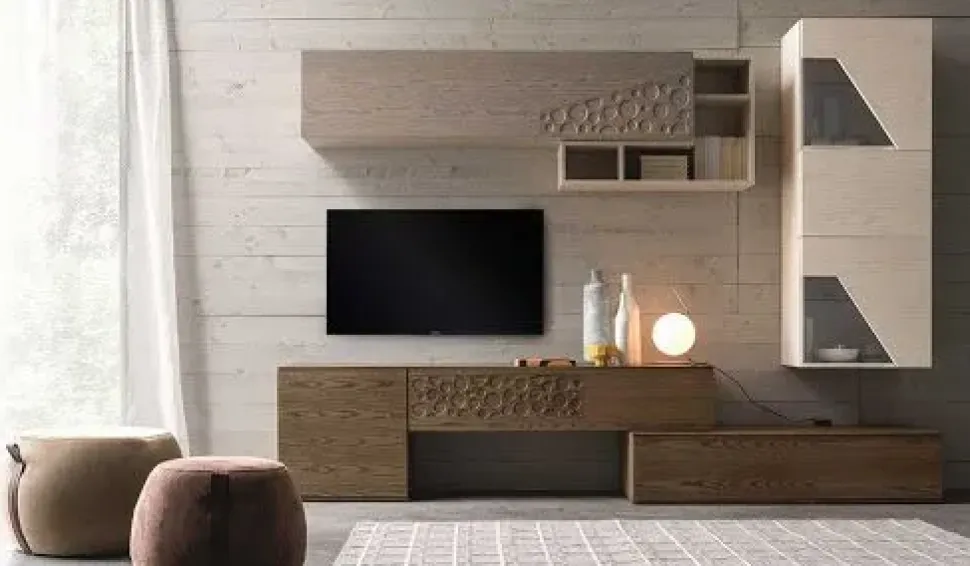 Mobile soggiorno modello Moon di Modo 10 a PREZZI OUTLET