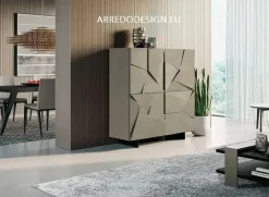 Mobile soggiorno modello Concrete di Dall'agnese in Offerta Outlet