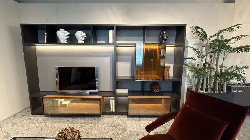 Mobile soggiorno modello 505 di Molteni & c scontato -30%