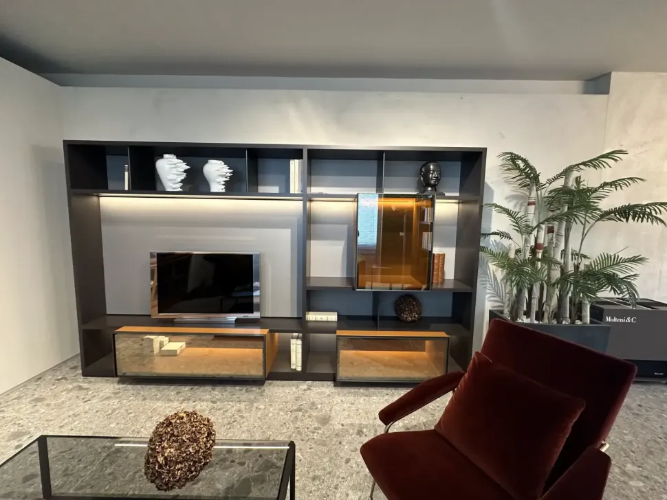 Mobile soggiorno modello 505 di Molteni & c scontato -30%